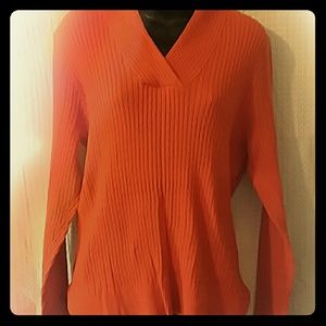 Jeanne Pierre burnt Orange sweater
